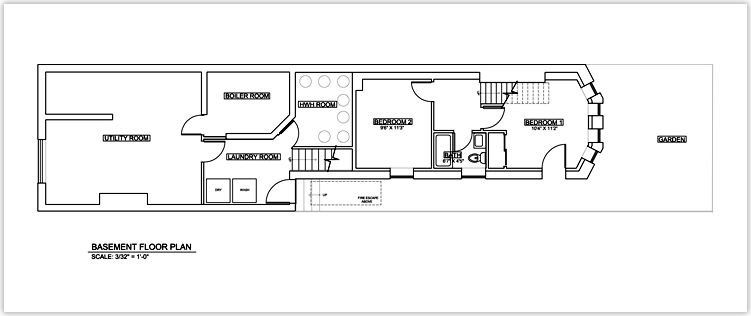 1109 Basement Floor plan